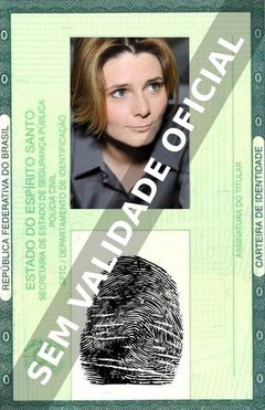 Imagem hipotética representando a carteira de identidade de Caroline Fourest
