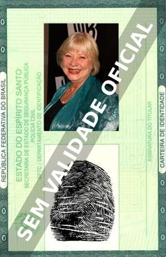 Imagem hipotética representando a carteira de identidade de Debra Mooney