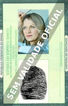 Imagem hipotética representando a carteira de identidade de Dendrie Taylor