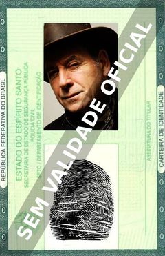 Imagem hipotética representando a carteira de identidade de Derek Lord