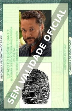 Imagem hipotética representando a carteira de identidade de Diego Torres