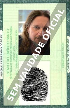 Imagem hipotética representando a carteira de identidade de Don McManus