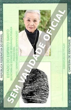 Imagem hipotética representando a carteira de identidade de Emi Wada