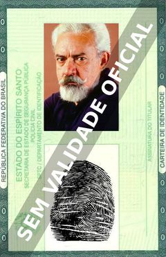 Imagem hipotética representando a carteira de identidade de Fernando Torres