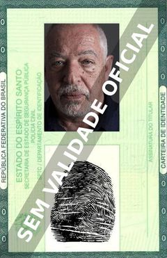 Imagem hipotética representando a carteira de identidade de Filipe Crawford
