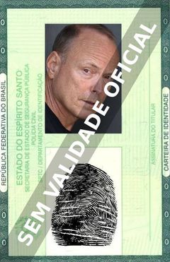 Imagem hipotética representando a carteira de identidade de George Gerdes