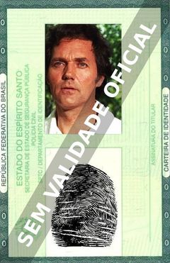 Imagem hipotética representando a carteira de identidade de Harald Leipnitz