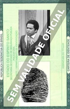 Imagem hipotética representando a carteira de identidade de Haroldo de Oliveira