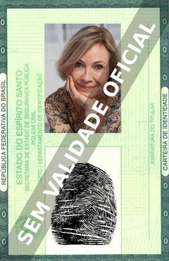 Imagem hipotética representando a carteira de identidade de Inés Estévez