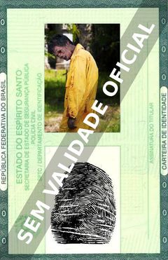Imagem hipotética representando a carteira de identidade de Isidoro B. Guggiana