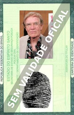 Imagem hipotética representando a carteira de identidade de Jack Riley
