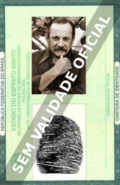 Imagem hipotética representando a carteira de identidade de Jaime Barcellos