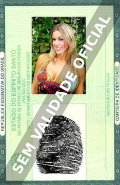 Imagem hipotética representando a carteira de identidade de Joana Prado