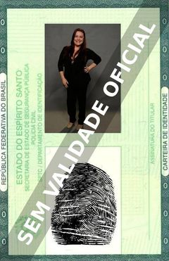 Imagem hipotética representando a carteira de identidade de Karla Karenina