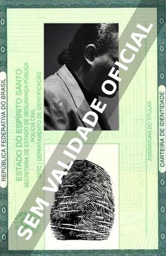 Imagem hipotética representando a carteira de identidade de McCoy Tyner