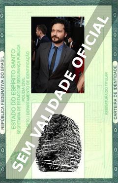 Imagem hipotética representando a carteira de identidade de Michael Ray Escamilla