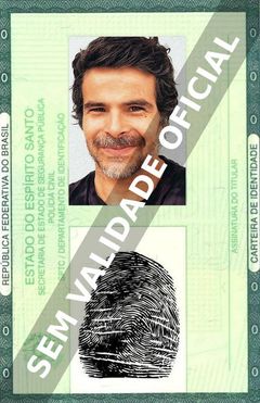 Imagem hipotética representando a carteira de identidade de Miguel Costa