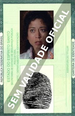 Imagem hipotética representando a carteira de identidade de Mimi Lieber