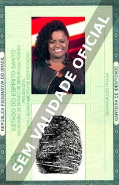 Imagem hipotética representando a carteira de identidade de Negra Mary