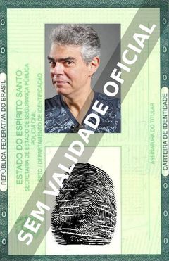 Imagem hipotética representando a carteira de identidade de Nizo Neto