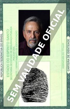 Imagem hipotética representando a carteira de identidade de Paul Eiding