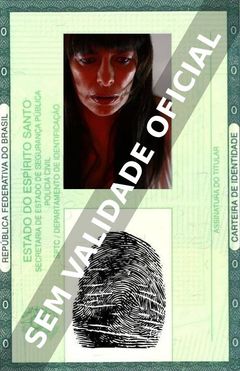 Imagem hipotética representando a carteira de identidade de Paula Guedes