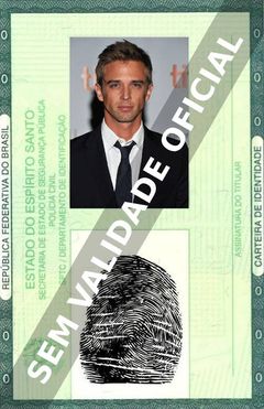 Imagem hipotética representando a carteira de identidade de Ron Melendez
