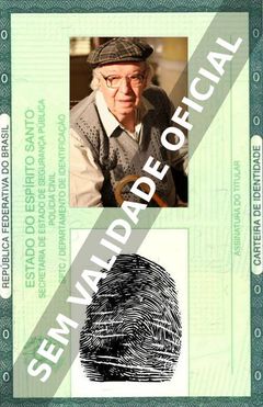 Imagem hipotética representando a carteira de identidade de Sérgio Viotti