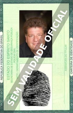 Imagem hipotética representando a carteira de identidade de Stephen Lee
