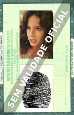 Imagem hipotética representando a carteira de identidade de Suzana Gonçalves