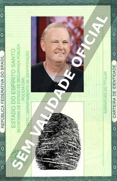 Imagem hipotética representando a carteira de identidade de Timothy Stack