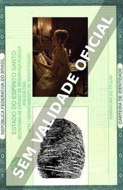 Imagem hipotética representando a carteira de identidade de Victoria Guerra