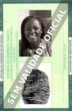 Imagem hipotética representando a carteira de identidade de Wangari Maathai