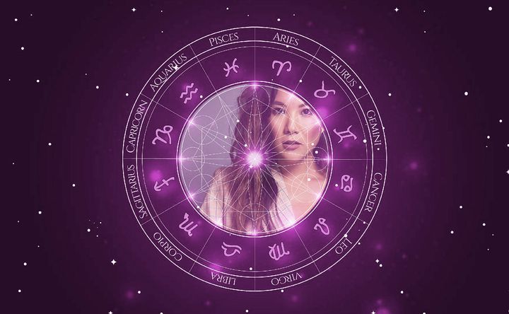 Imagem representando o mapa astral de Ally Maki