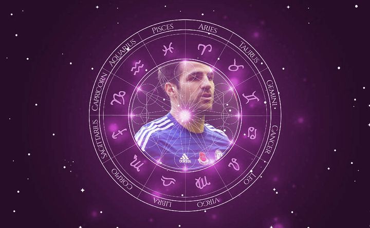 Imagem representando o mapa astral de Cesc Fàbregas