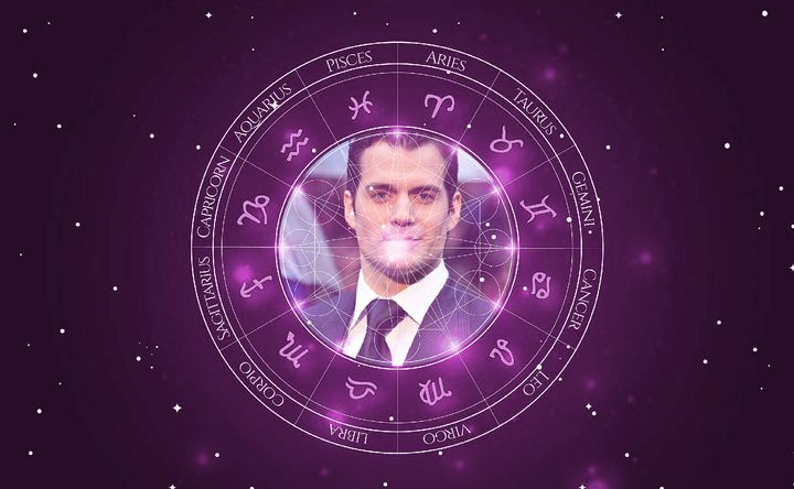 Imagem representando o mapa astral de Henry Cavill