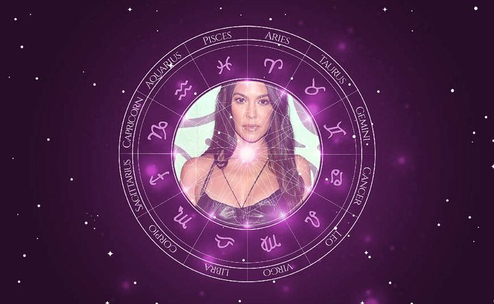 Imagem representando o mapa astral de Kourtney Kardashian