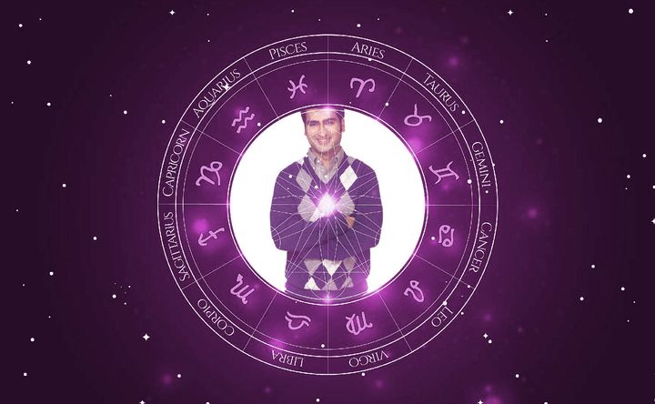 Imagem representando o mapa astral de Kumail Nanjiani