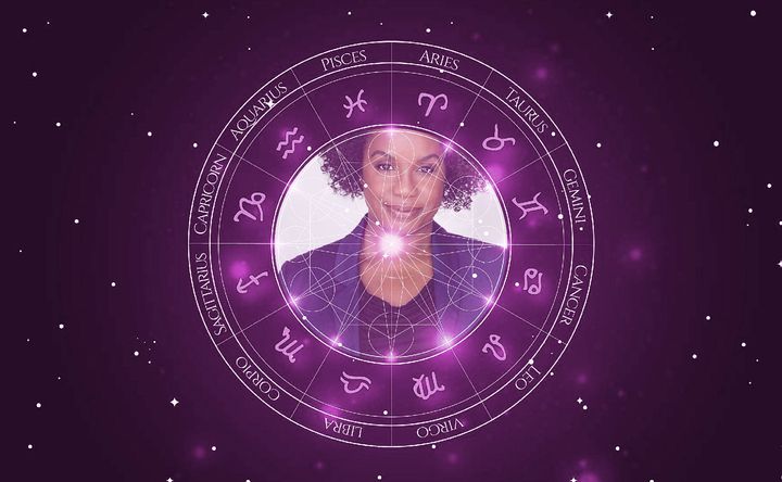 Imagem representando o mapa astral de Maya Goodwin