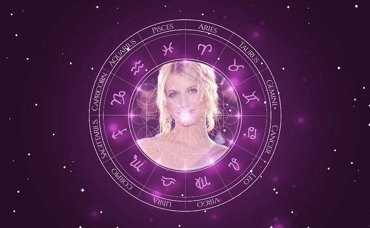 Imagem representando o mapa astral de Mélanie Laurent