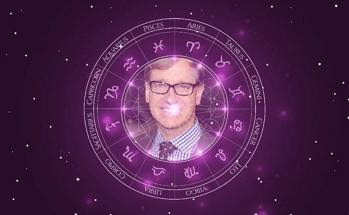 Imagem representando o mapa astral de Paul Feig