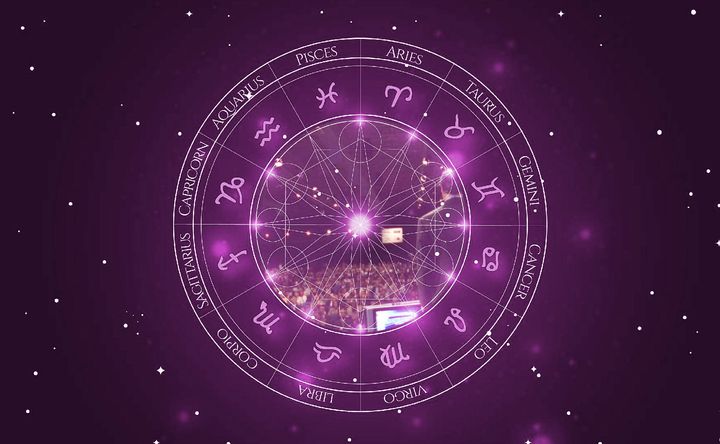 Imagem representando o mapa astral de Raymond Kurzweil