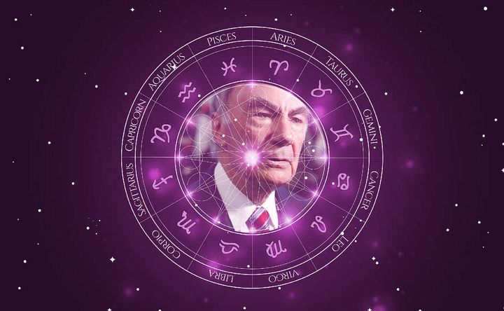 Imagem representando o mapa astral de Sam Donaldson