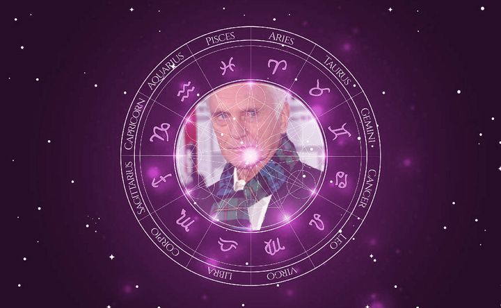 Imagem representando o mapa astral de Terence Stamp