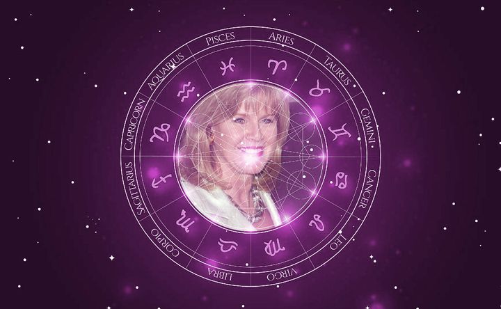 Imagem representando o mapa astral de Tipper Gore