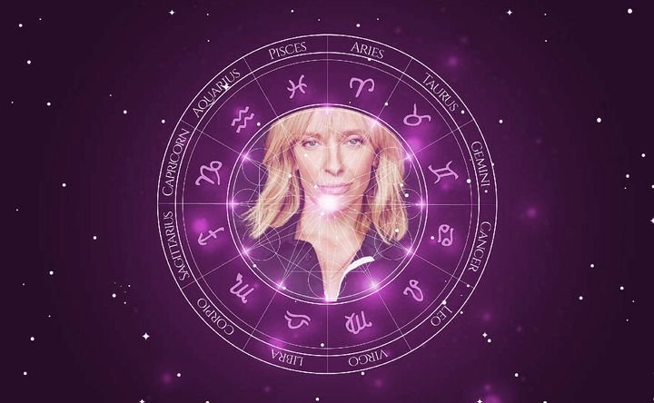 Imagem representando o mapa astral de Toni Collette